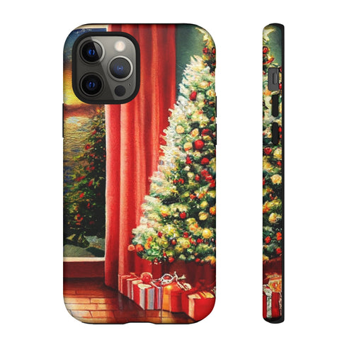 Christmas Tree in Cozy Holiday Home - Impact Resistant Phone Case iPhone 12 Pro Matte